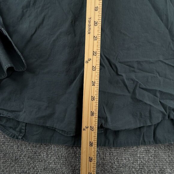 Armani Exchange Blue Long Sleeve Button Up Shirt Men Large Slim Fit Stretch - Picture 4 of 16